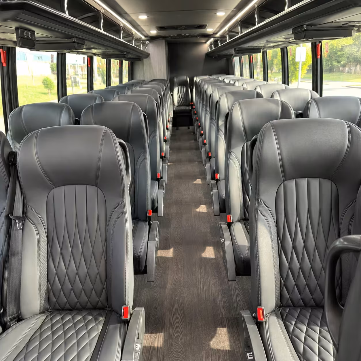 30 passenger minibus inside