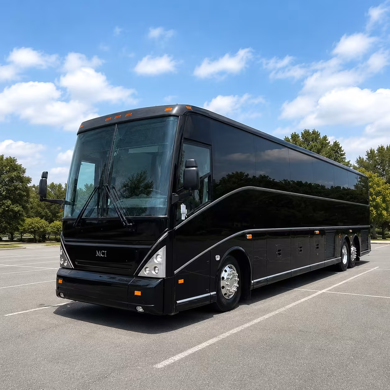 56 passenger charter bus