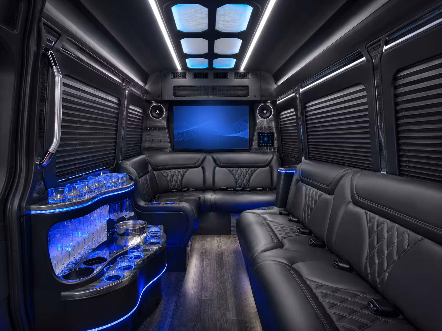 long distance round rock wedding shuttle buses across texas