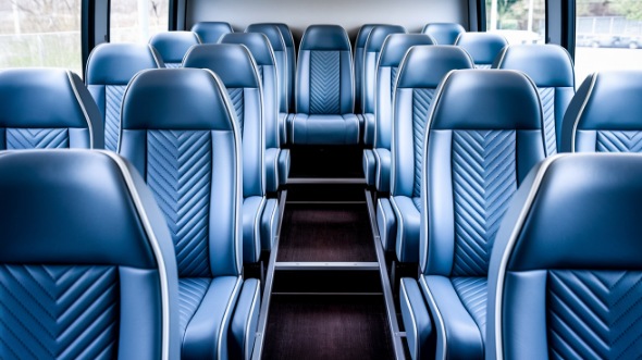 25 passenger minibus interior