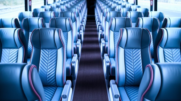 50 passenger charter bus interior