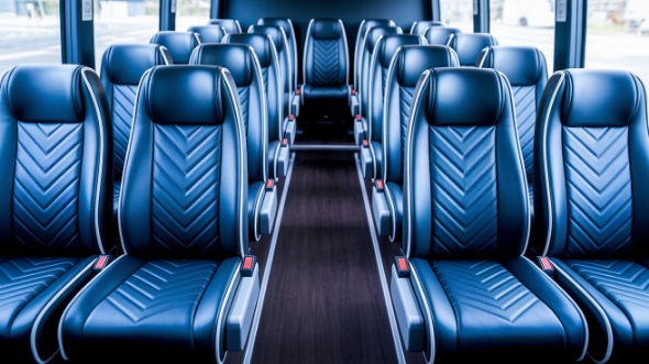 round rock 15 passenger minibus inside