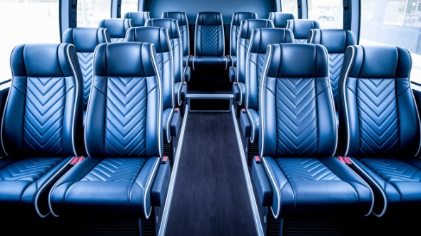 round rock 18 passenger minibus inside