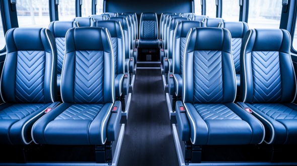 round rock 20 passenger minibus inside