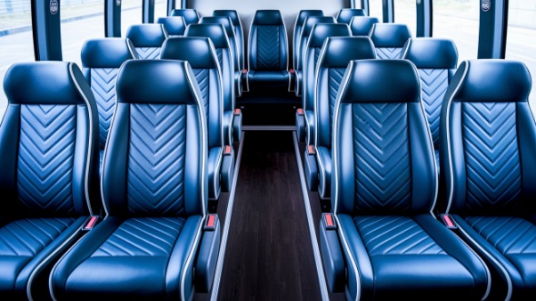round rock 25 passenger minibus inside