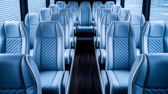 round rock 35 passenger minibus inside