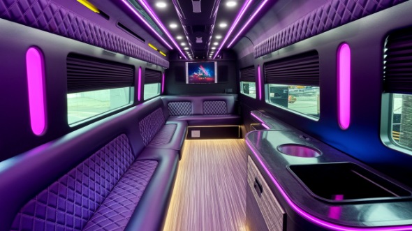 round rock party bus rental inside