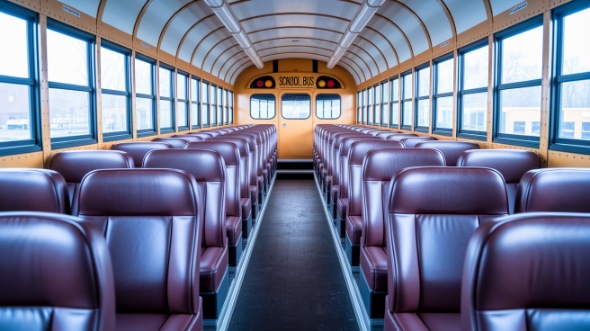 round rock school bus rental inside