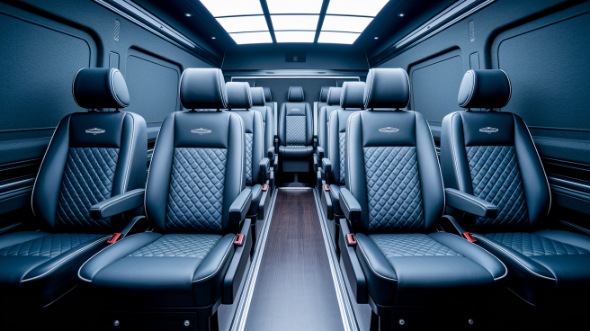 sprinter van with driver interior